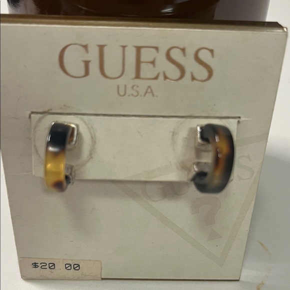 GUESS Tortoise Shell Earrings - Picture 2 of 5